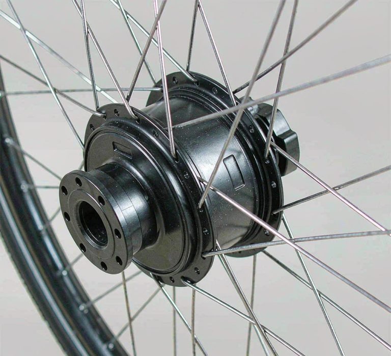E-bike hub motor that uses arc magnets